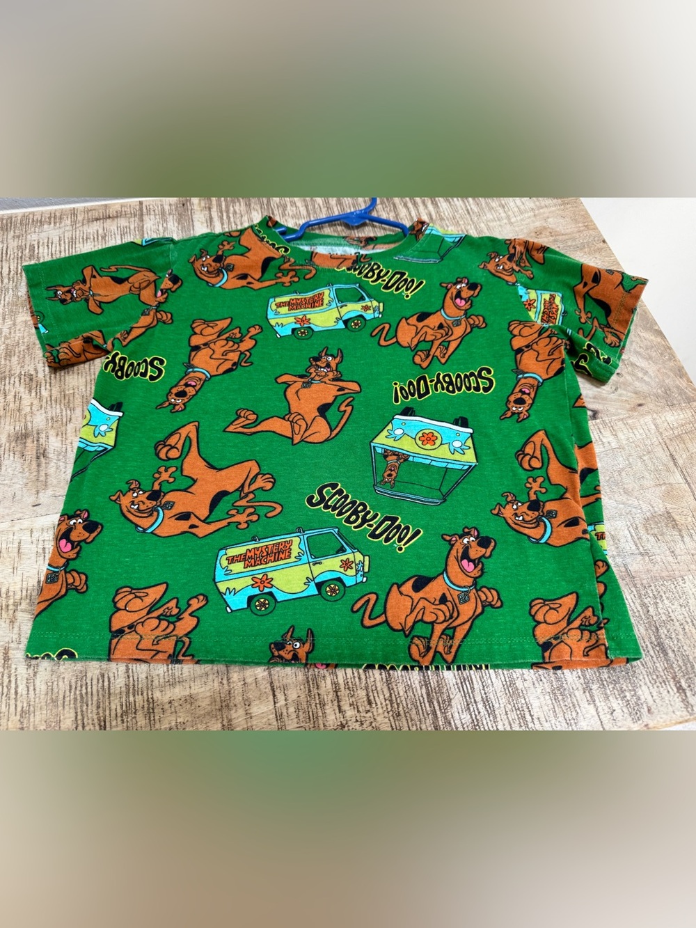 Scooby-Doo Green Graphic Short Sleeve Tee for Kids